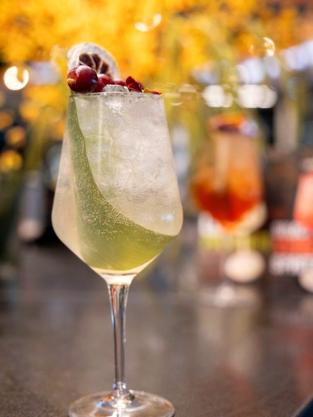 Cóctel mimosa de autor de la coctelería Le Première